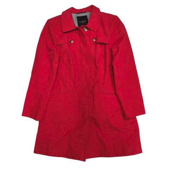 Talbots Women's Petites Red Coat Size 10P - Picture 1 of 6